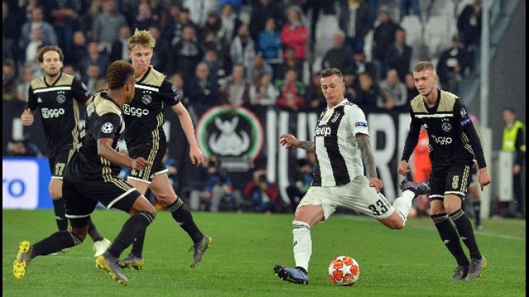 Champions: ko 2-1 con Ajax, Juve fuori