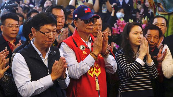 Foxconn's Gou to 'follow order of sea goddess' in Taiwan vote; yet to declare presidential run Foxconn's Gou to 'follow order of sea goddess' in Taiwan vote; yet to declare presidential run