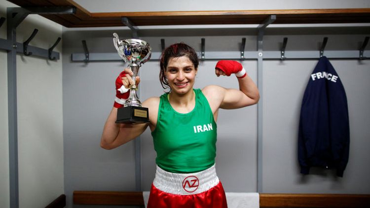 Boxing - Iranian female fighter cancels return home after arrest warrant issued