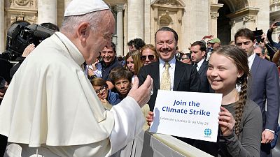 Preaching to the converted: Swedish teen climate activist gets pope's blessing Preaching to the converted: Swedish teen climate activist gets pope's blessing