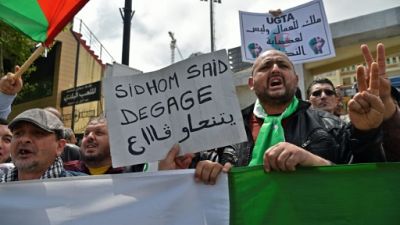 Algérie: manifestation contre le patron du principal syndicat, figure du régime