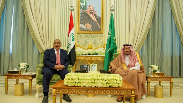 Iraqi PM Abdul Mahdi meets Saudi King Salman on first visit to Saudi Arabia