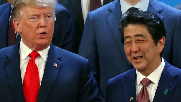 Japan's Abe expected to visit Trump at the White House Japan's Abe expected to visit Trump at the White House