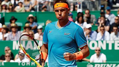 Dominant Nadal makes winning start in Monte Carlo Dominant Nadal makes winning start in Monte Carlo