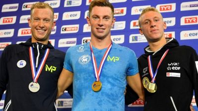 Natation: Aubry et Joly qualifiés pour les Mondiaux-2019 sur 1500 m Natation: Aubry et Joly qualifiés pour les Mondiaux-2019 sur 1500 m