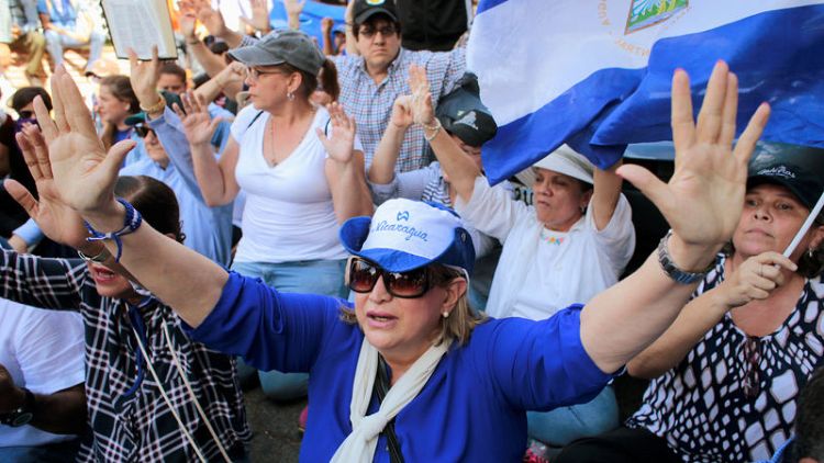 Dozens of Nicaraguans arrested in anti-government march -opposition
