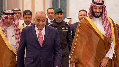 رئيس وزراء العراق يجتمع مع ولي عهد السعودية في الرياض