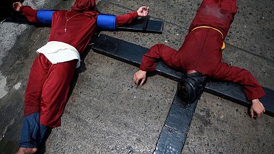Philippine Catholics lash themselves in penance ahead of Easter Philippine Catholics lash themselves in penance ahead of Easter