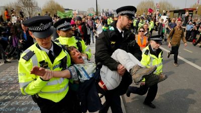 Extinction Rebellion, ce mouvement écolo qui chamboule Londres Extinction Rebellion, ce mouvement écolo qui chamboule Londres