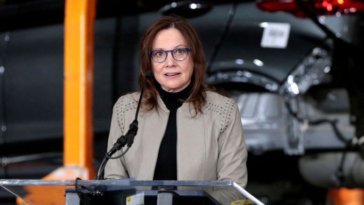 GM CEO Barra's pay dipped slightly to just under $22 million in 2018