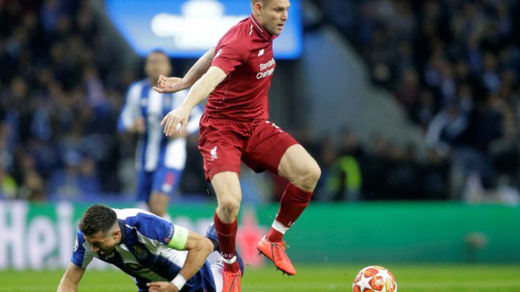 Milner counts on Liverpool's style of play to beat Barca