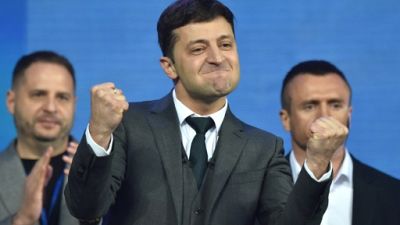 Ukraine: favori de la présidentielle, le comédien Zelensky promet de "casser le système" Ukraine: favori de la présidentielle, le comédien Zelensky promet de "casser le système"