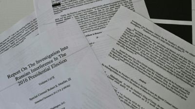 Le rapport Mueller, rendu public le 18 avril 2019 Le rapport Mueller, rendu public le 18 avril 2019