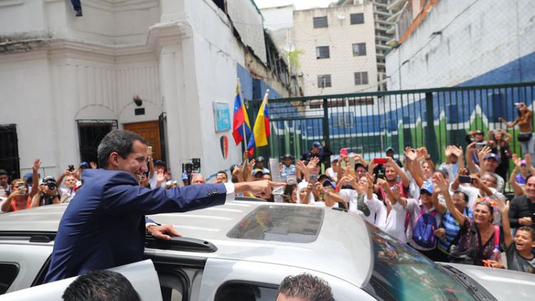 Venezuela's Guaido calls for 'largest march in history' to oust Maduro