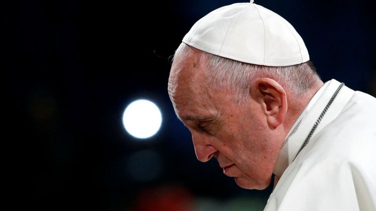 On Good Friday, Pope hears harrowing stories of human trafficking