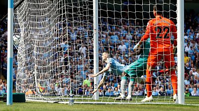 City back on top after tense win over Spurs City back on top after tense win over Spurs