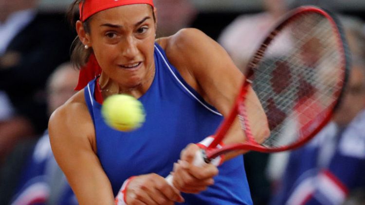 France and Romania level at 1-1 in Fed Cup semi