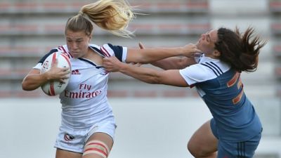 Circuit mondial féminin de rugby à VII: les Bleues au pied du podium