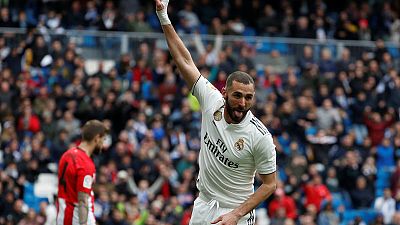 Zidane hails hat-trick hero Benzema as world's best nine Zidane hails hat-trick hero Benzema as world's best nine