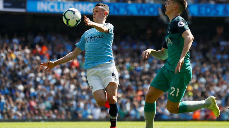 City among best teams ever if they win title again - Foden