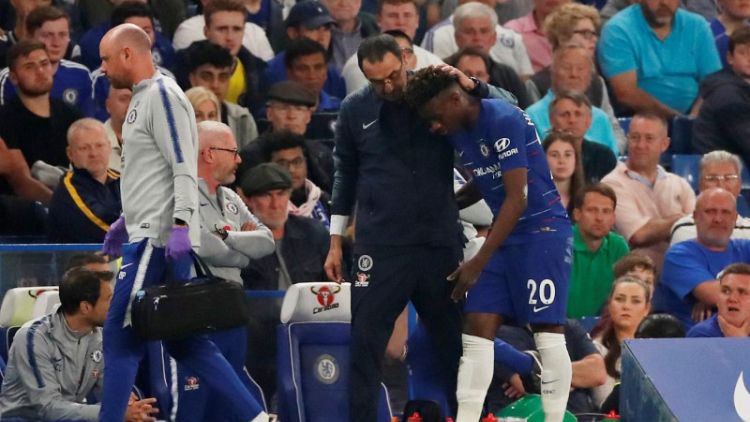 Chelsea's Hudson-Odoi suffers Achilles injury in draw with Burnley