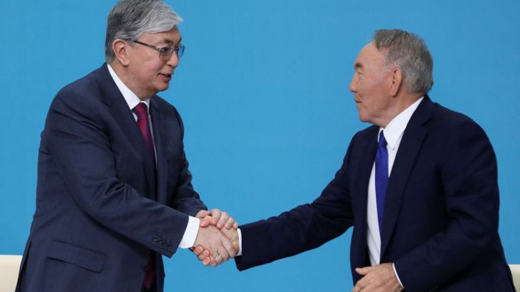 Kazakhstan's Tokayev gets veteran leader's backing for presidency