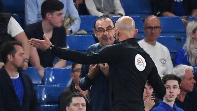 Insulti a Sarri "italiano di m..." Insulti a Sarri "italiano di m..."