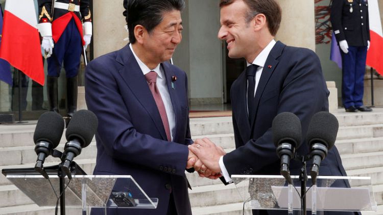 Macron and Abe discuss Renault-Nissan and Ghosn investigation