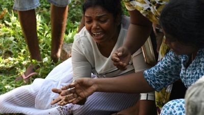Au Sri Lanka, défilé de cercueils et tristesse infinie Au Sri Lanka, défilé de cercueils et tristesse infinie