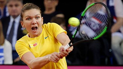 Hip injury forces Halep to pull out of Stuttgart Open Hip injury forces Halep to pull out of Stuttgart Open