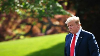 Donald Trump le 18 avril 2019 à la Maison Blanche Donald Trump le 18 avril 2019 à la Maison Blanche