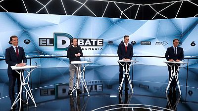 In Spanish election debate, Sanchez snubs Ciudadanos as tempers fray In Spanish election debate, Sanchez snubs Ciudadanos as tempers fray