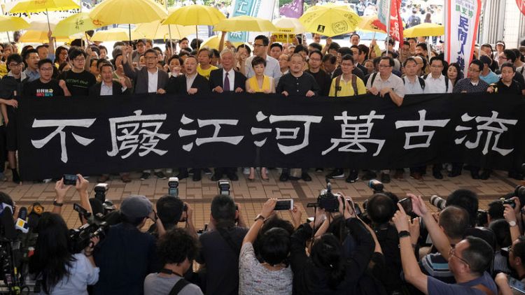 Four Hong Kong 'Occupy' leaders jailed for 2014 democracy protests