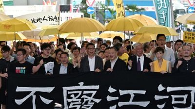 "Parapluies de Hong Kong": 16 mois de prison pour des figures de la démocratie