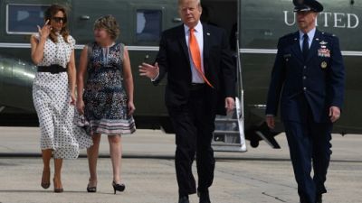 Trump menace d'envoyer des "soldats armés" à la frontière avec le Mexique Trump menace d'envoyer des "soldats armés" à la frontière avec le Mexique
