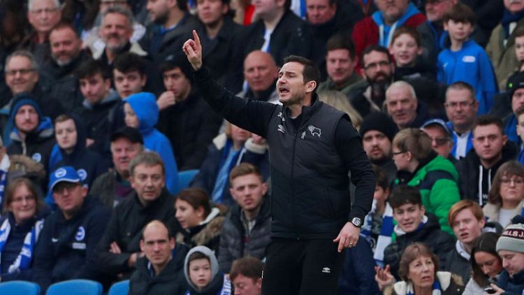 FA charge Derby's Lampard for confronting referee