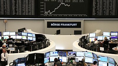 European shares fall as growth worries linger, Nokia tumbles European shares fall as growth worries linger, Nokia tumbles