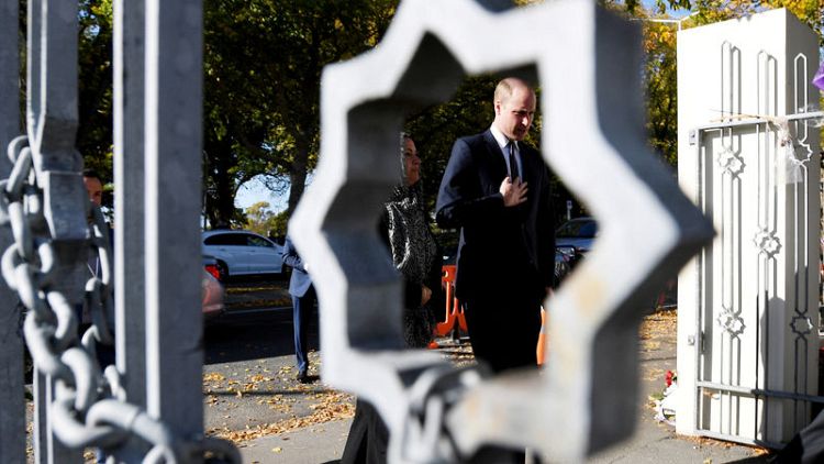 Prince William visits New Zealand mosques attacked by gunman, meets survivors