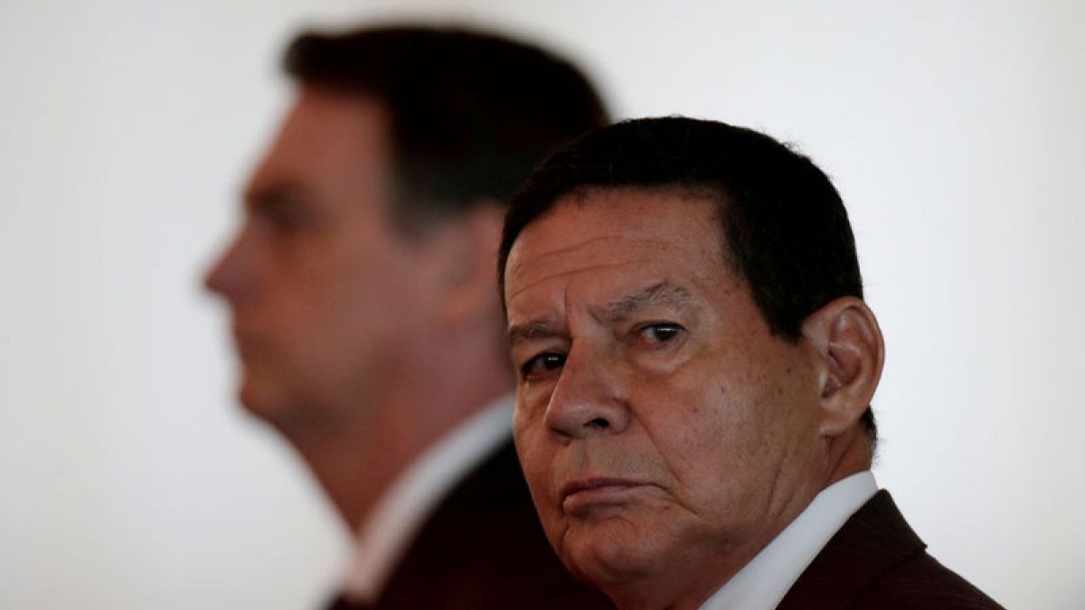 Bolsonaro's sons bash vice president, widening rifts in Brazil
