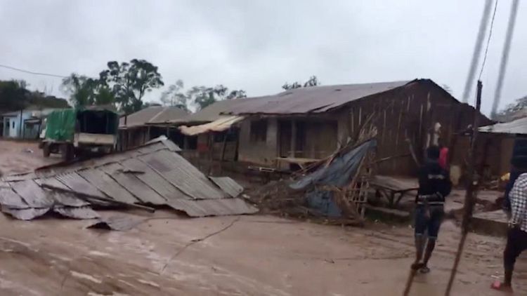 Flooding starts in Mozambique after cyclone, death toll rises to five