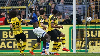 Dortmund's title hopes dented by shock home loss to Schalke Dortmund's title hopes dented by shock home loss to Schalke
