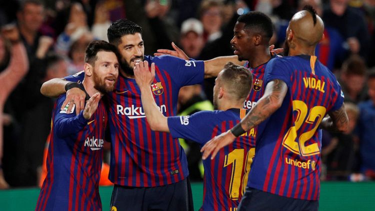 البديل ميسي يمنح برشلونة لقبا جديدا في الدوري الإسباني