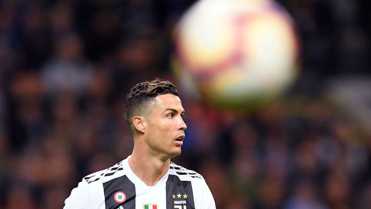 Ronaldo hits 600th club goal as Juventus hold Inter Milan
