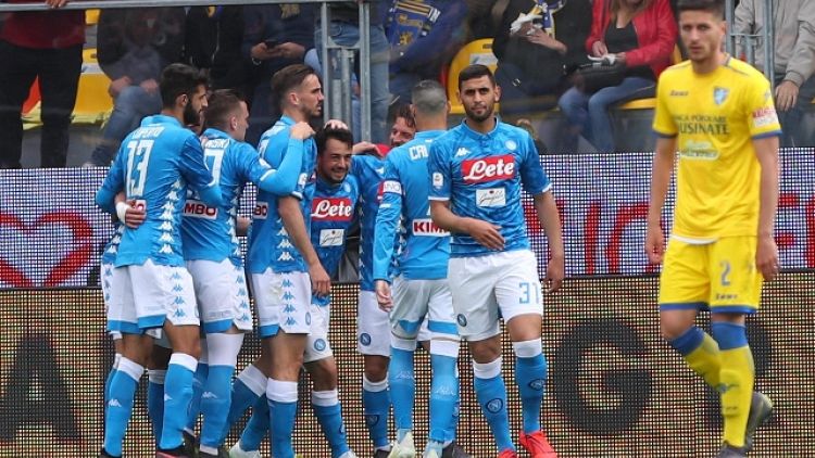 Serie A: Frosinone-Napoli 0-2