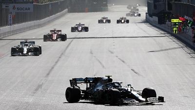 Gp Baku: vince Bottas davanti a Hamilton