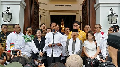 Indonesia president says may reshuffle cabinet before second term Indonesia president says may reshuffle cabinet before second term