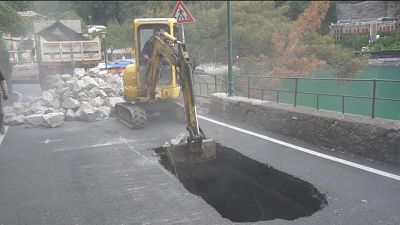 Iniziati lavori su strada Portofino Iniziati lavori su strada Portofino
