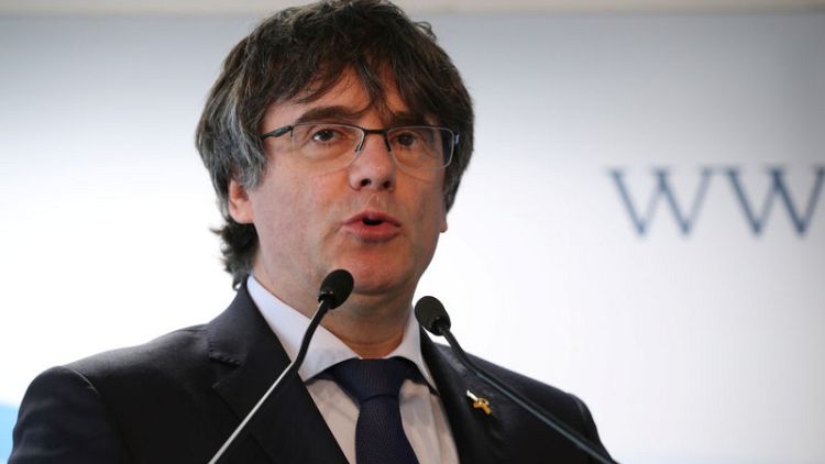 Spain bars exiled ex-Catalan leader from European election