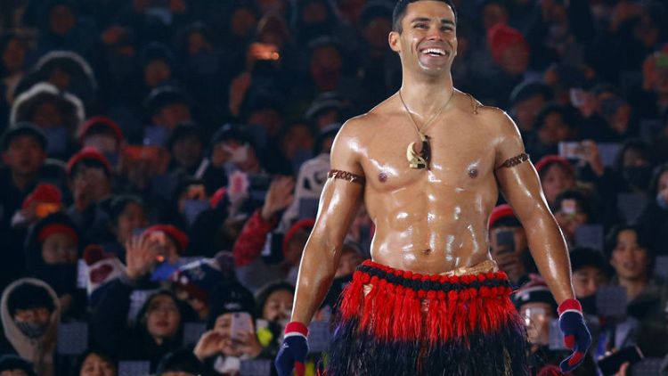 Olympics - Tongan Taufatofua looks to be dual threat in Tokyo
