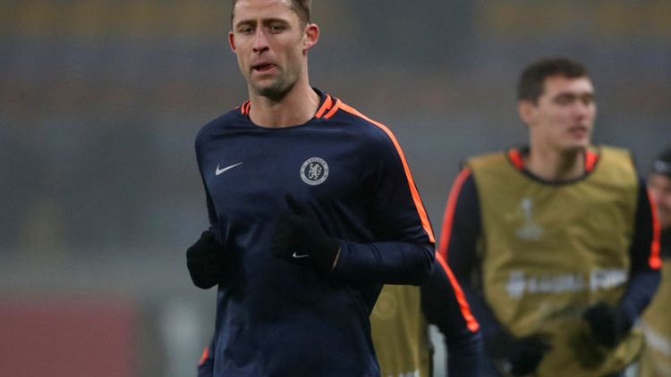 Chelsea defence stretched for Europa League after Cahill injury